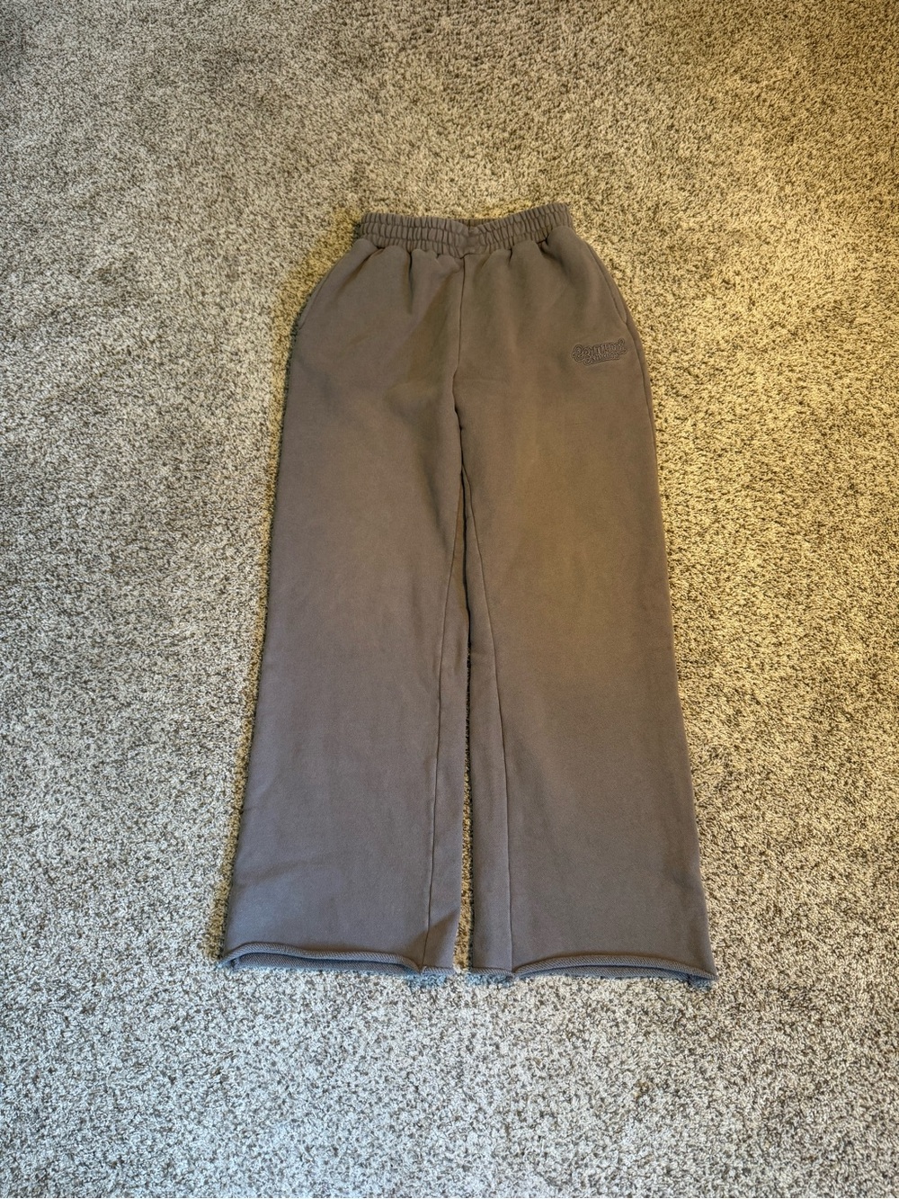 Cernucci Taupe Wide Leg Jogger - M